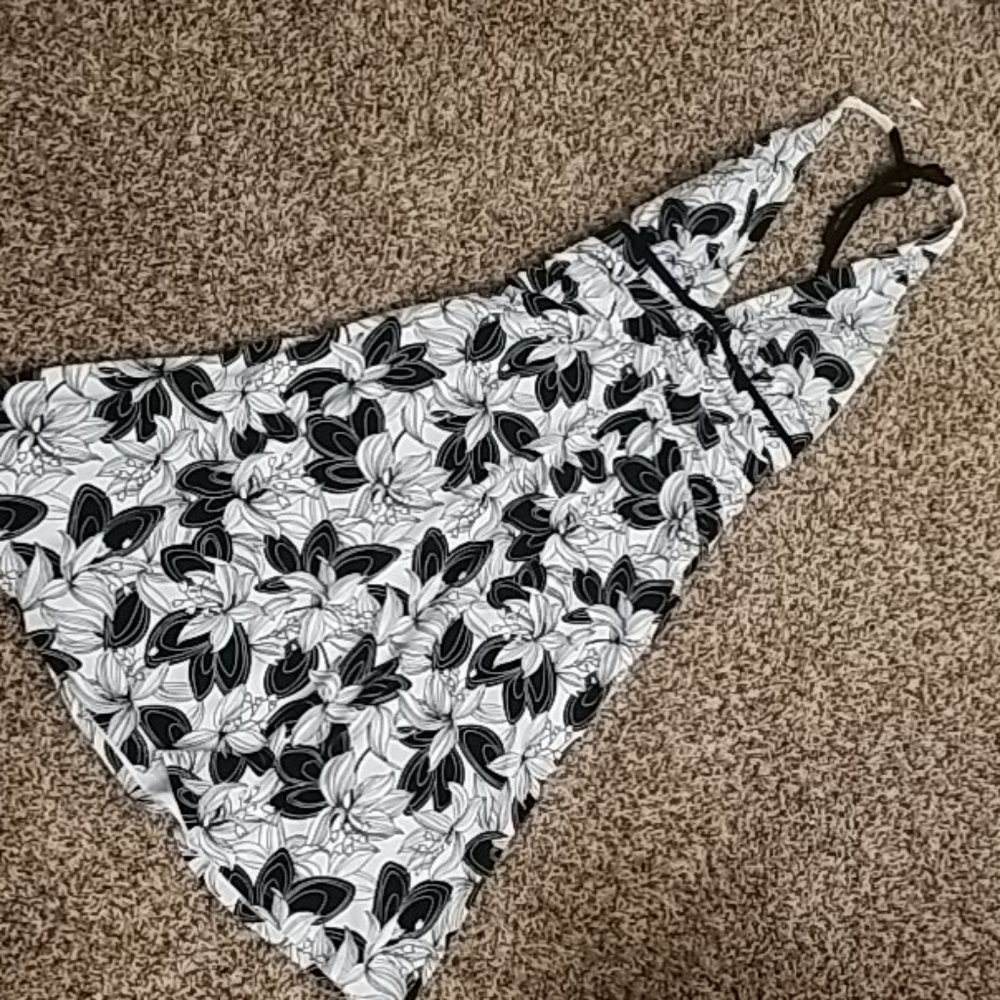 WHBM Lined Halter Dress